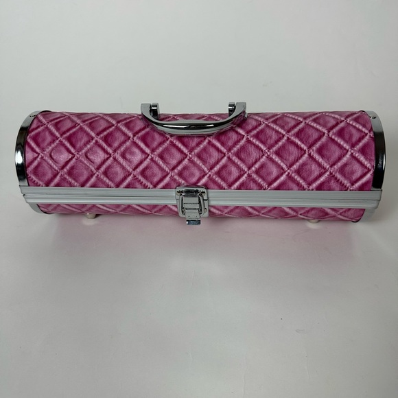 Primeware Inc. | Dining | Wine Carrier Faux Leather Pink Quilted ...
